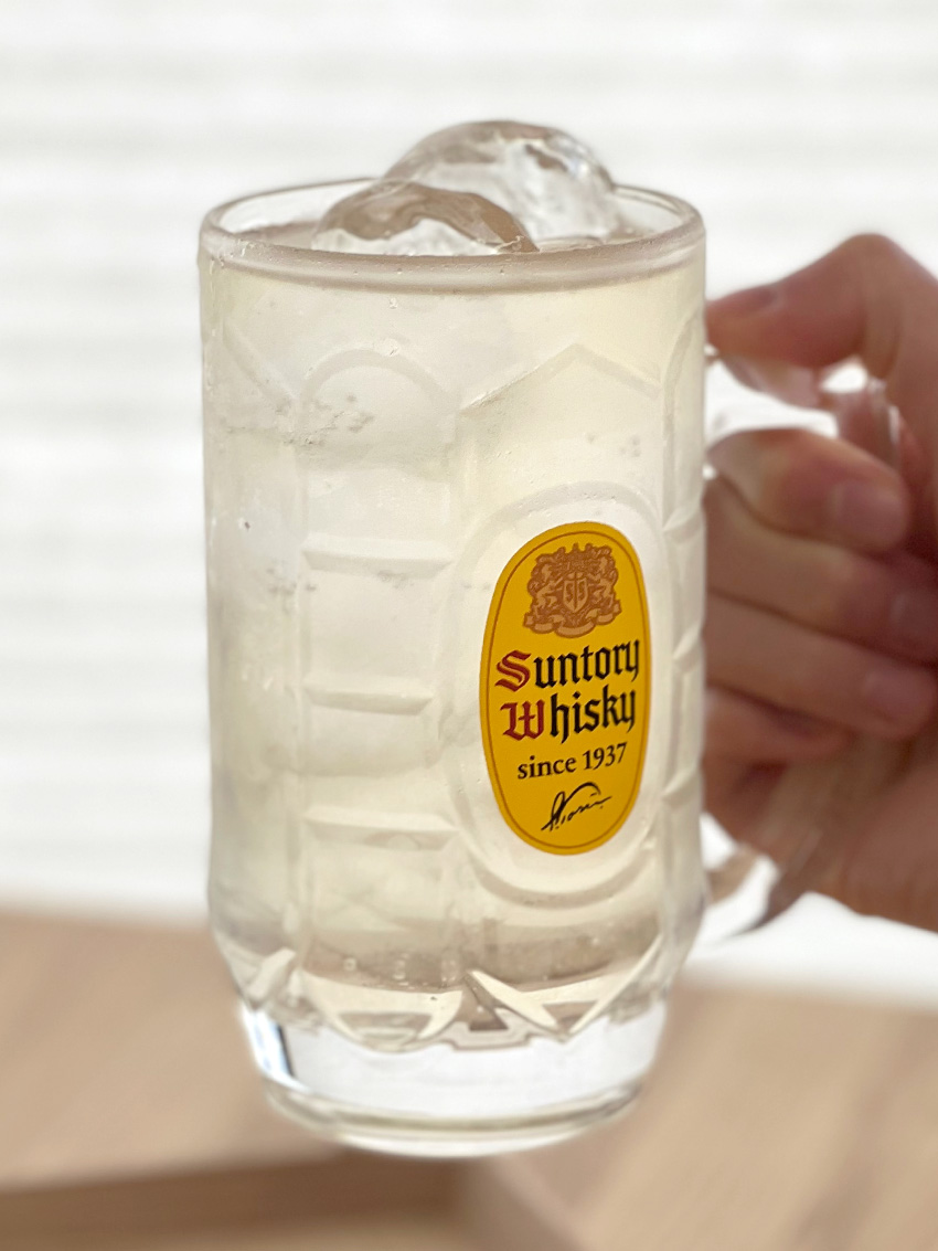 [ 산토리 ] 선토리 카쿠 위스키 하이볼 잔 375ml / Suntory Whisky / 일본컵