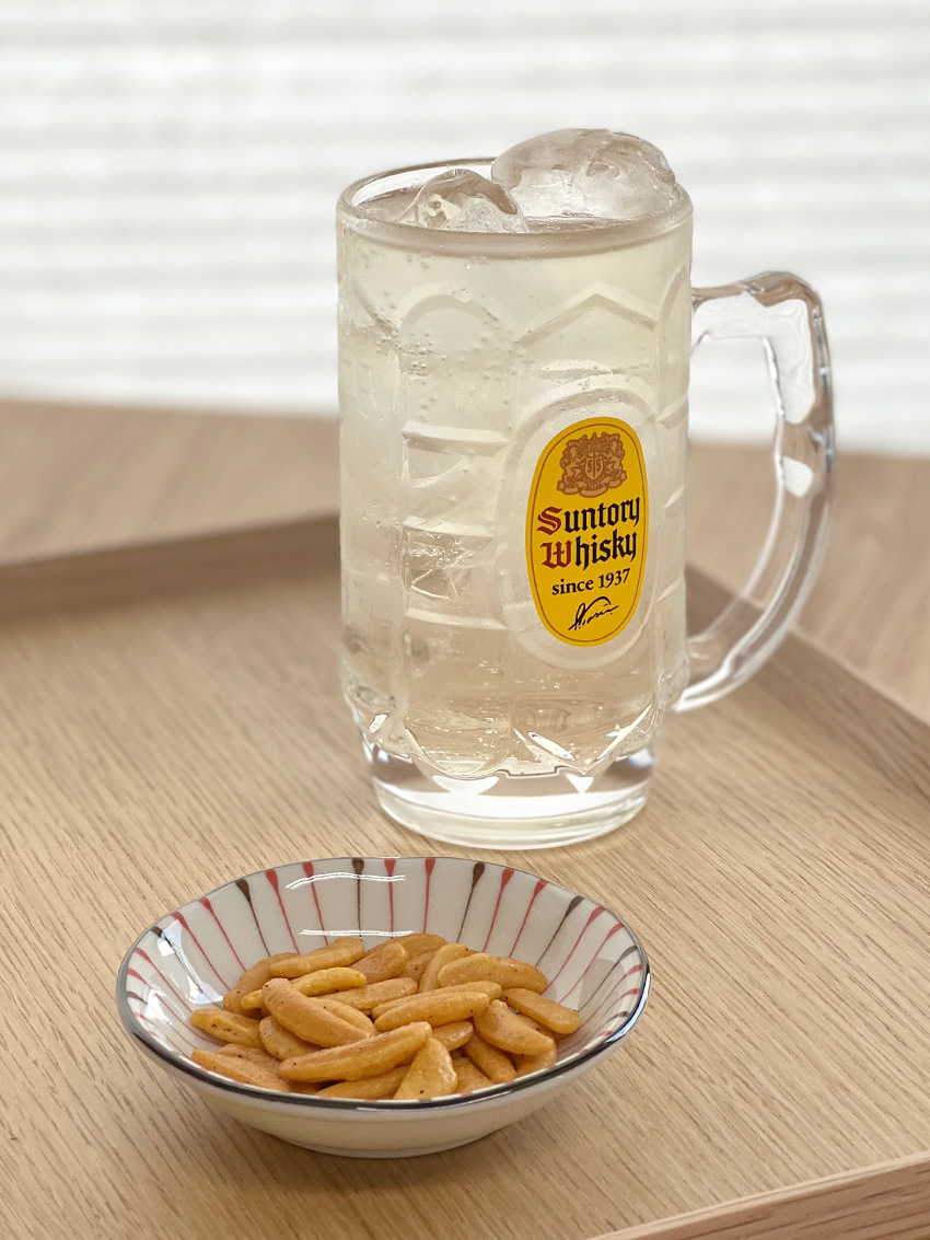 [ 산토리 ] 선토리 카쿠 위스키 하이볼 잔 375ml / Suntory Whisky / 일본컵