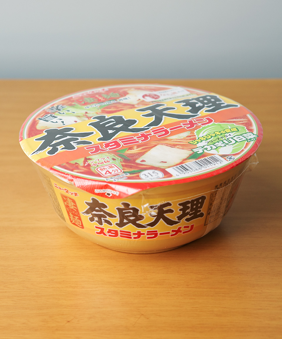 일본 컵라면 뉴타치 스고멘 나라텐리 스테미나 라멘, 112g, 1개