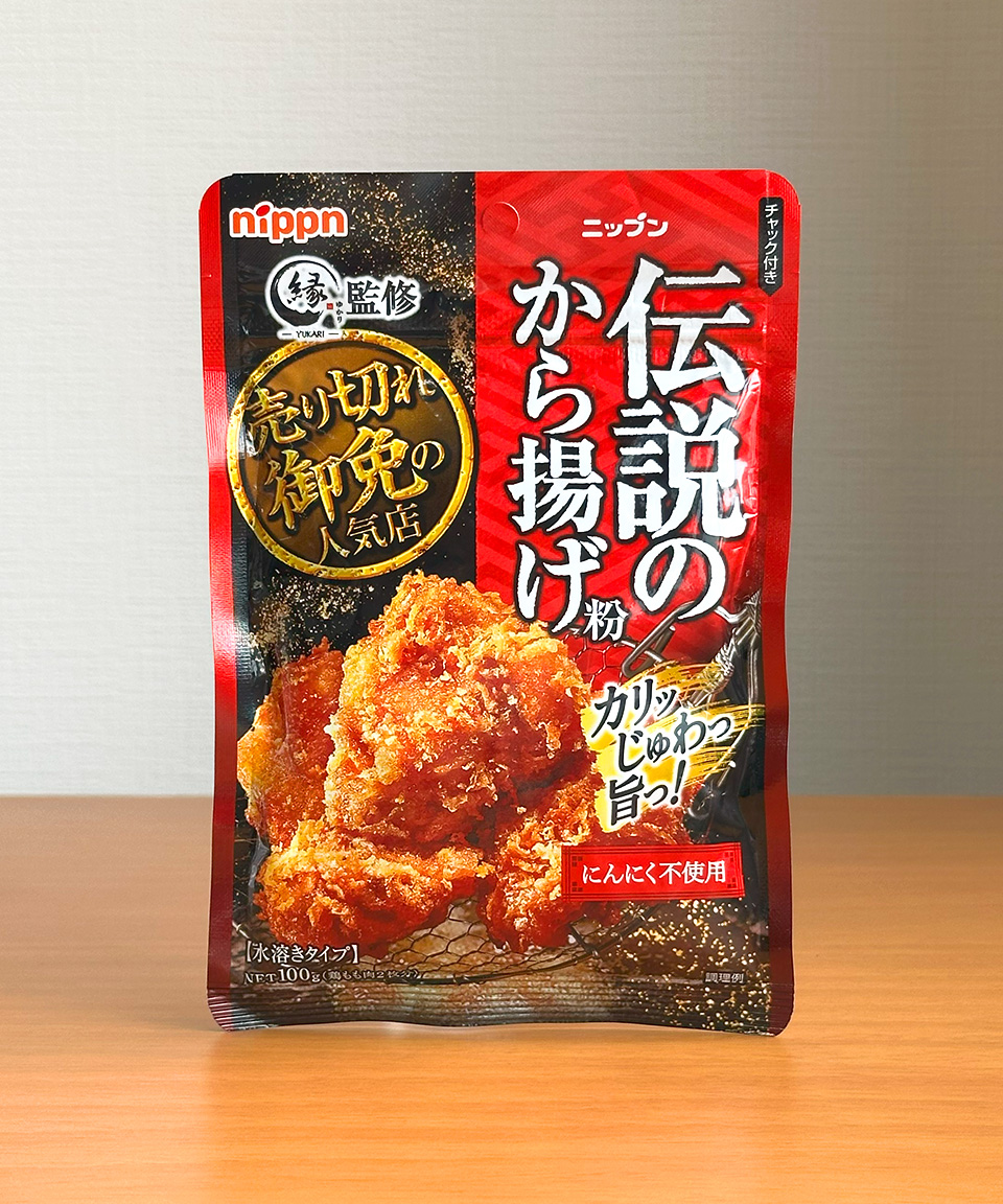 닛푼 전설의 가라아게 가루 마늘 미사용 100g 일본 치킨가루