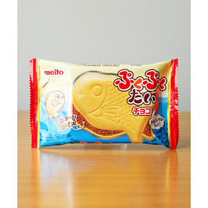 메이토 푸쿠푸쿠 타이 일본 붕어빵 과자 간식 초코맛, 16.5g, 1개