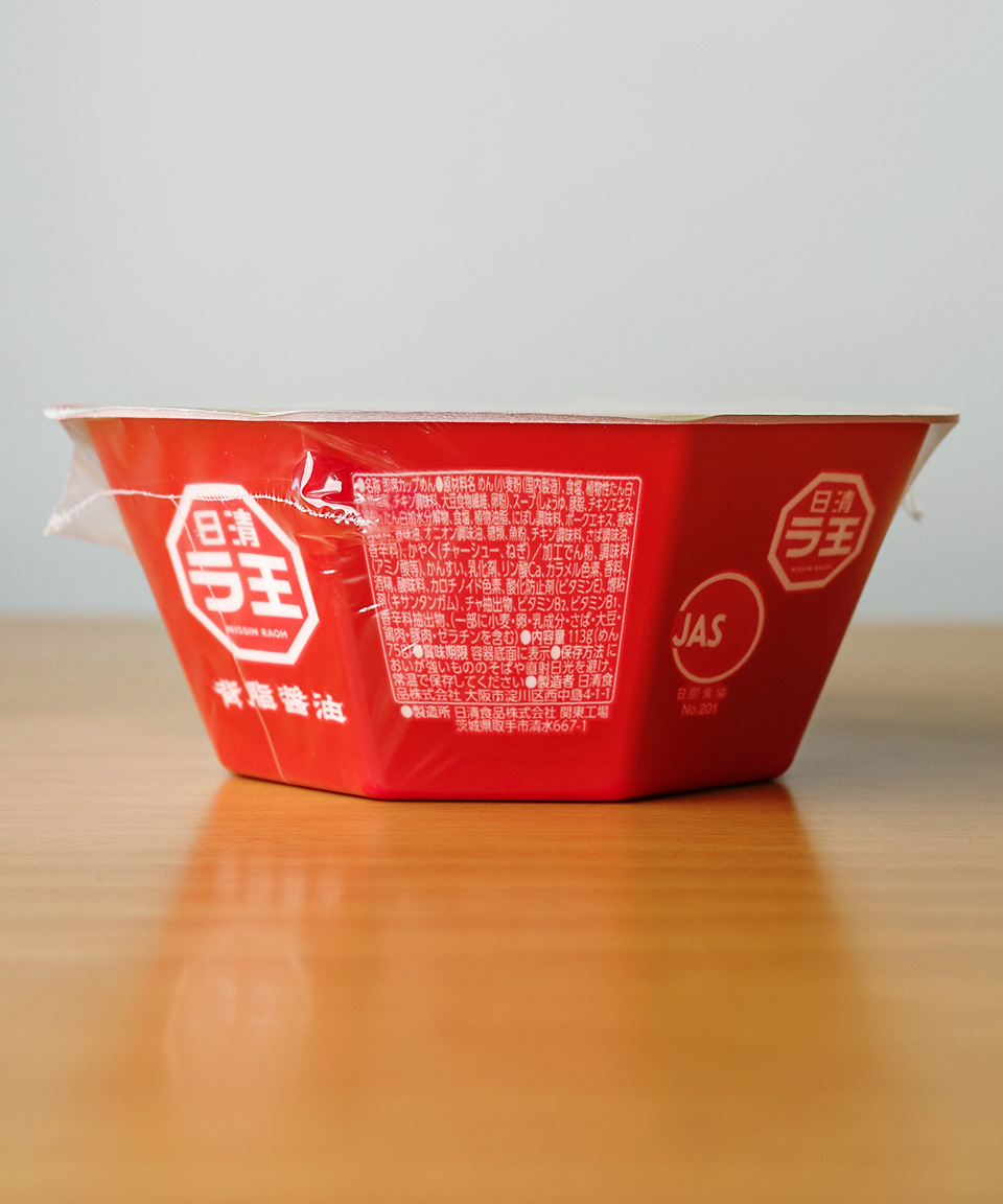 일본 컵라면 닛신 라오 라왕 쇼유, 115g, 1개