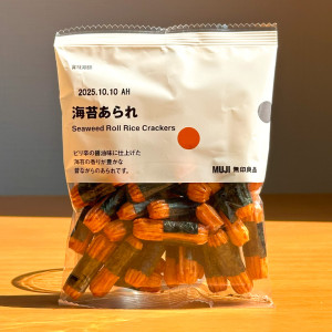 무인양품 김 쌀과자 38g 노리아라레 일본 간식