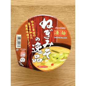 일본 컵라면 뉴타치 스고멘 네기 미소, 133g, 1개