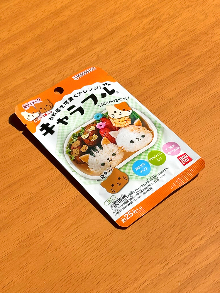 반다이 캬라후루 어묵칩 고양이, 2.5g, 1개
