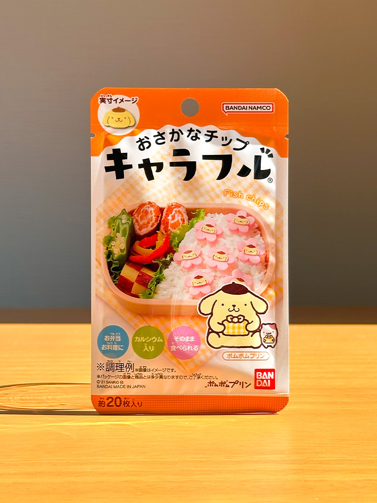 반다이 캬라후루 어묵칩 폼폼푸린, 2g, 1개