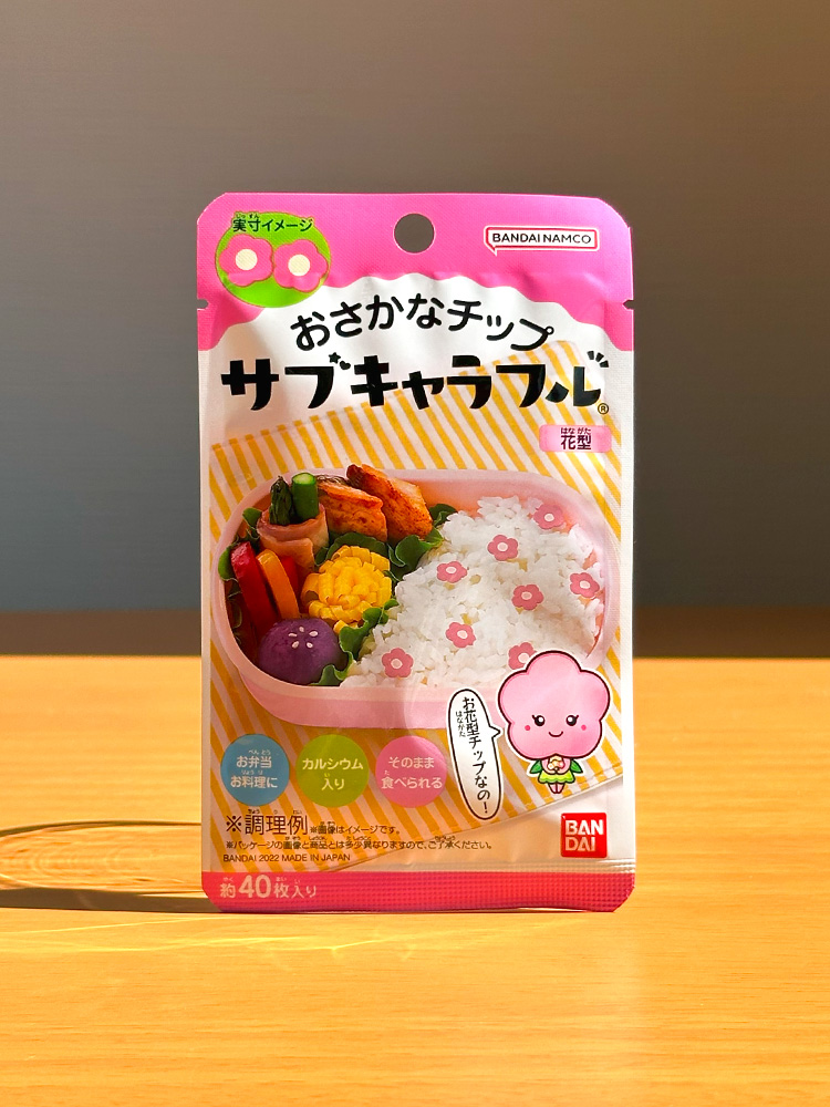 반다이 캬라후루 어묵칩 꽃, 2.8g, 1개