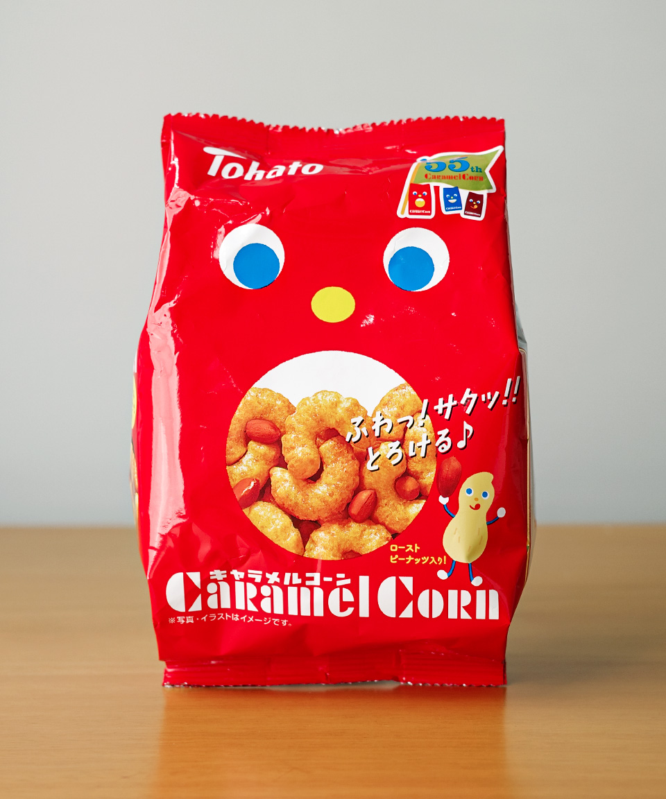 일본 간식 토하토 카라멜 콘 오리지널, 70g, 1개
