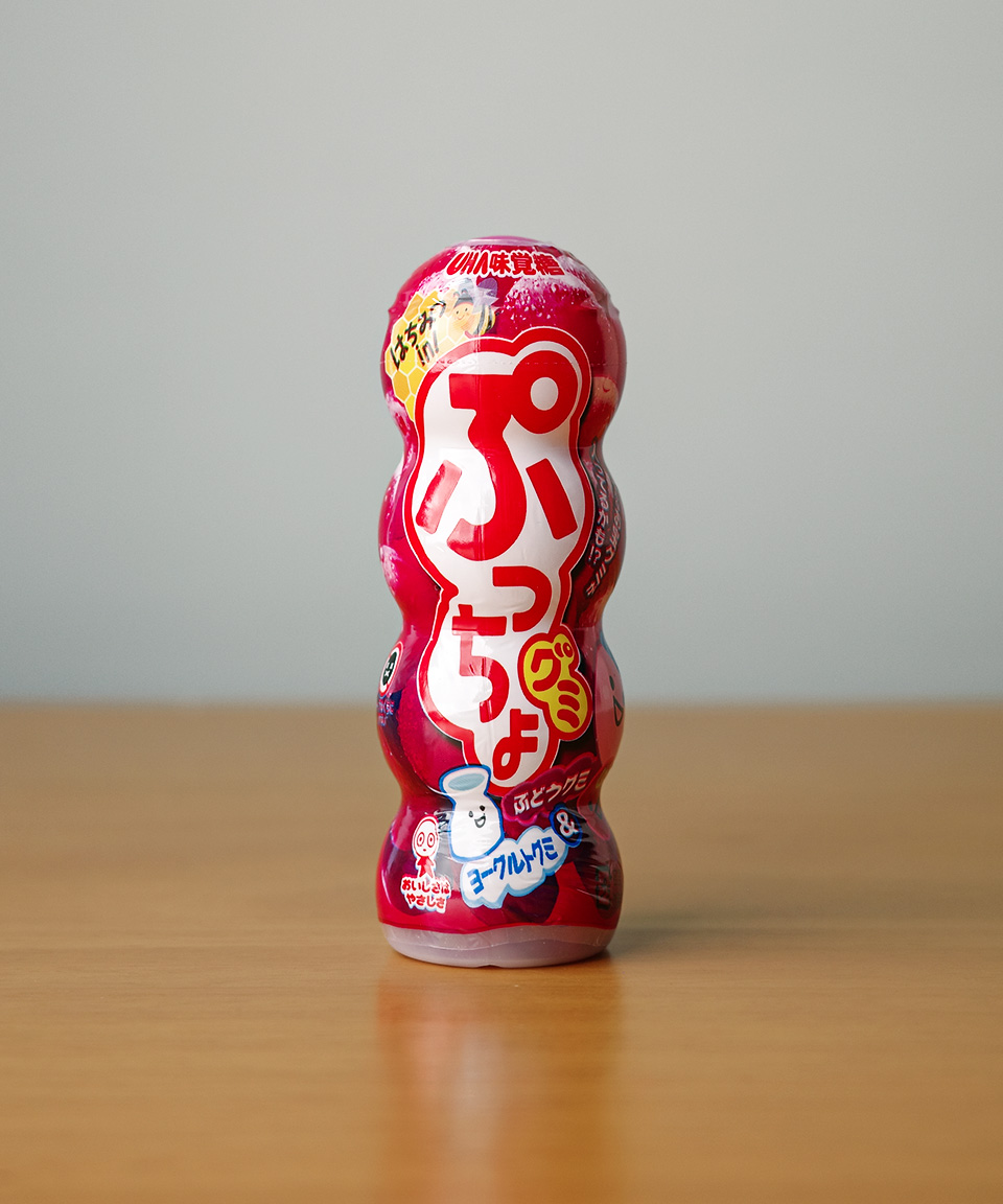 UHA 푸쵸 구미 일본 젤리 포도 요구르트, 40g, 1개