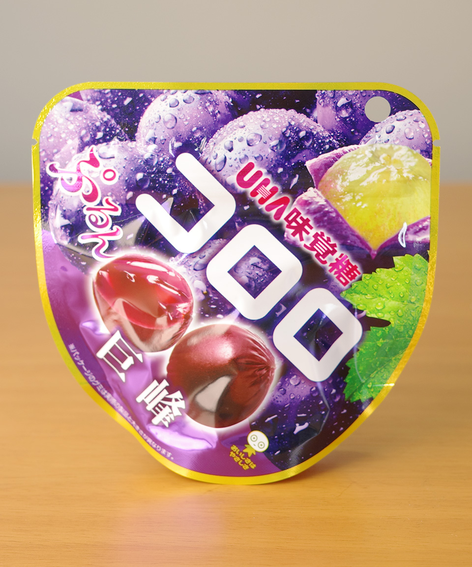 일본 젤리 UHA 미각당 코로로 포도, 48g, 1개
